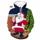 thumbnail image 3 of Sudadera con capucha navideña con estampado 3D de Papá Noel, sudaderas con capucha gráficas para hombres y mujeres, sudaderas de talla grande, sudaderas casuales para hombres, ropa de calle, 3 of 5