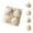 Beige, variant on Kumdkd 6-Inch Flocked Christmas Ornament Set - 4pcs Colorful Holiday Balls for Tree Decor, Wreaths & Festive Centerpieces