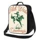 thumbnail image 1 of Fotbe West Cowboys Lonchera Bolsa de Almuerzo para Hombres y Mujeres, Lonchera de Gran Capacidad, Bolsa de Almuerzo Reutilizable, Bolsa Térmica Aislante, 1 of 7