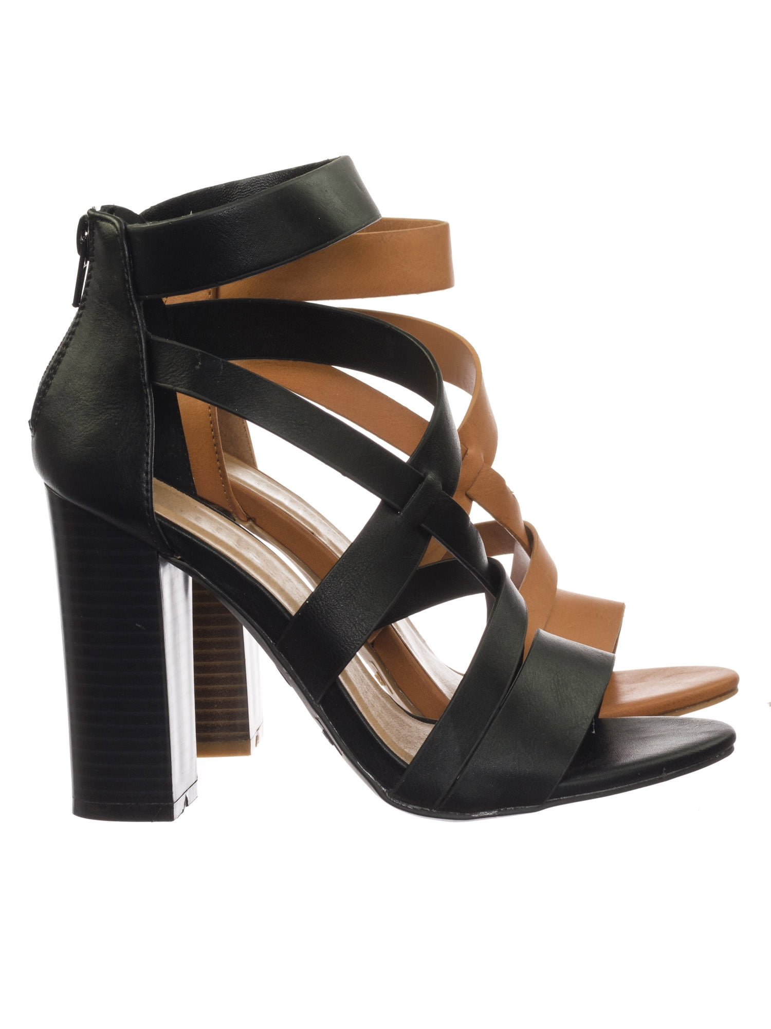 bamboo block heels