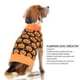 thumbnail image 4 of Suéter de perro de calabaza suéter de punto cálido de moda para perros de Halloween lindo elástico agradable para la piel para cachorros ANGGREK Otros, 4 of 8