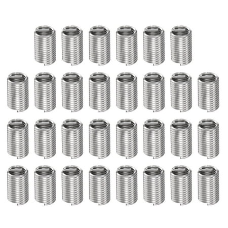 

Uxcell 30 Pack 10# 32 UNF 3D 14.4mm 304 Stainless Steel Helical Wire Threaded Inserts