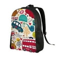 thumbnail image 2 of Fotbe London Symbols Mochila de Viaje para Laptop, Mochila Ejecutiva Delgada y Resistente 15.6", 2 of 8
