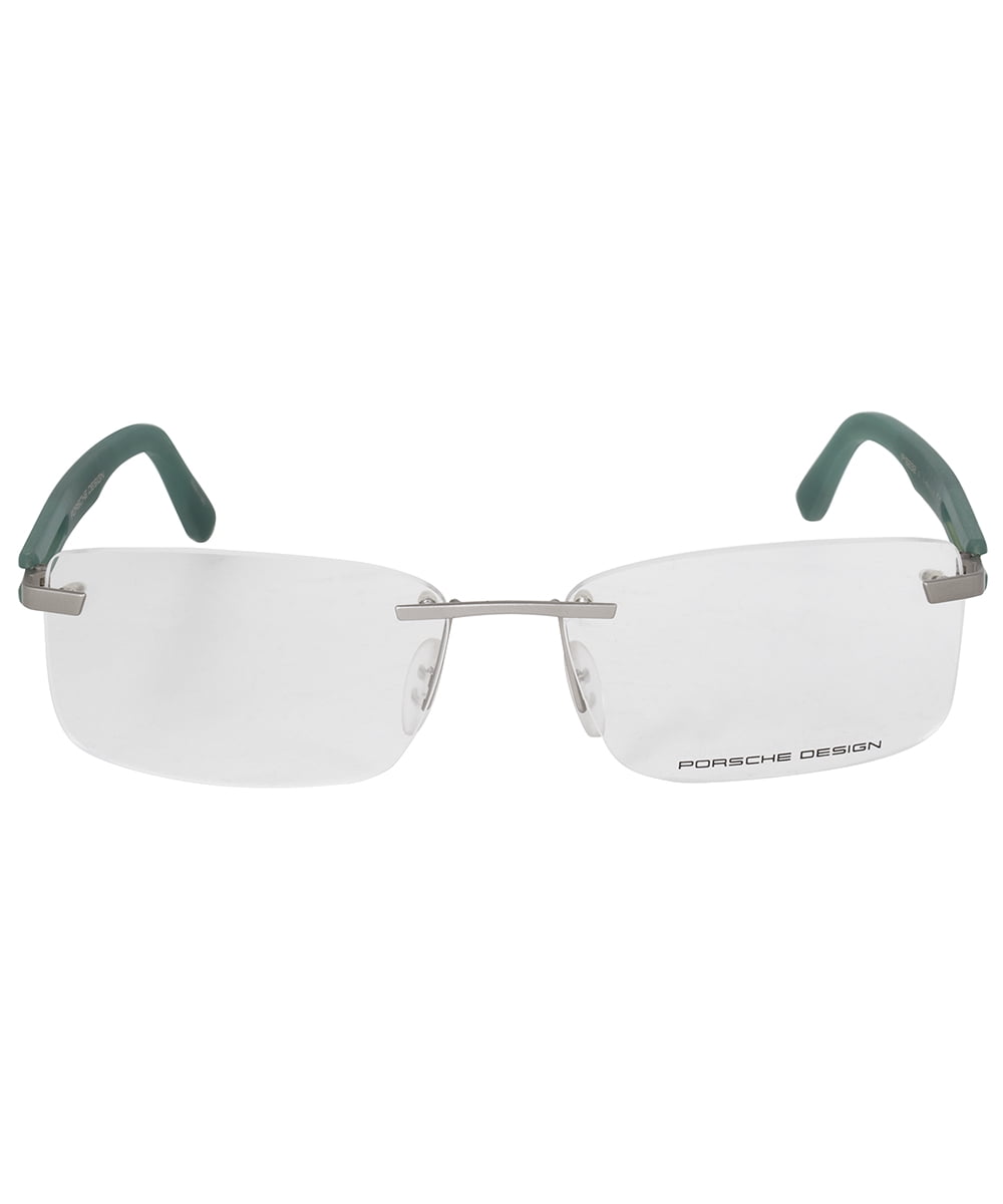 green eyeglass frames