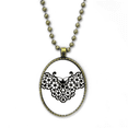 thumbnail image 1 of Avec des Ailes Florales Collier Chaîne Vintage Perle Pendentif Bijoux Collection, 1 of 3