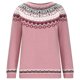 thumbnail image 4 of Suéter de cuello redondo para mujer, informal, estampado, manga larga, cuello redondo, abrigos, suéteres, suéter para mujer, 4 of 6
