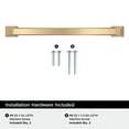 thumbnail image 4 of Amerock Sheffield 6-5/16 inch (160mm) Center-to-Center Champagne Bronze Cabinet Pull, 10 Pack, 4 of 4