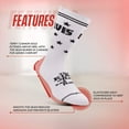 thumbnail image 6 of Perri's Elvis "The King" Crew Socks White/Black, 6 of 9