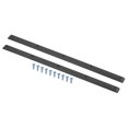 thumbnail image 1 of Unique Bargains Skateboard Rails Skateboard Ribs Protector Longboard Protection Collision Guard Black 2 Pack, 1 of 6