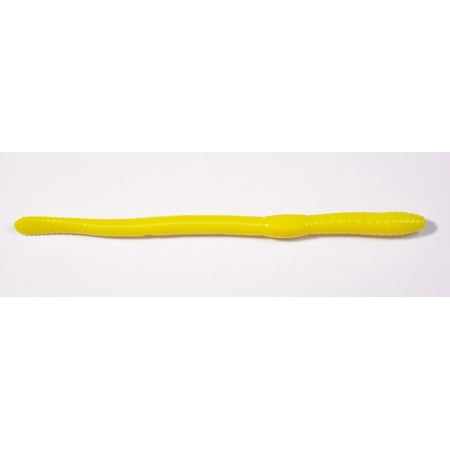 HR Tackle 6203B Bubblegum Worms 6 20 Per Pack Yellow Neutral Buoyancy