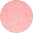 thumbnail image 1 of Ahgly Company Indoor Round Abstract Red Contemporary Area Rugs, 4' Round, 1 of 4