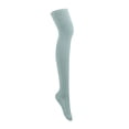 thumbnail image 1 of ZAXARRA Female Knitted Stocking Solid Color Thigh High Socks Long Tube Socks, 1 of 7