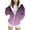 Light Purple1, variant on Krdevn Girls Hooded Jacket Zip Up Outerwear Casual Pullover Sweatshirt for Teen Youth Lightweight Spring Fall Coat,8-9 Years