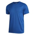 thumbnail image 5 of YLSDY Men's Quick Dry Ribbed T-Shirts Basic Solid Color Crew Neck Short Sleeve Tees Blue XL, 5 of 5