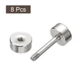 thumbnail image 3 of Unique Bargains 8Pack Métal Sac Sangle Connecter Boucles, 12x22mm Bourse Vis Rivets de Fixation (Ton Argent), 3 of 7