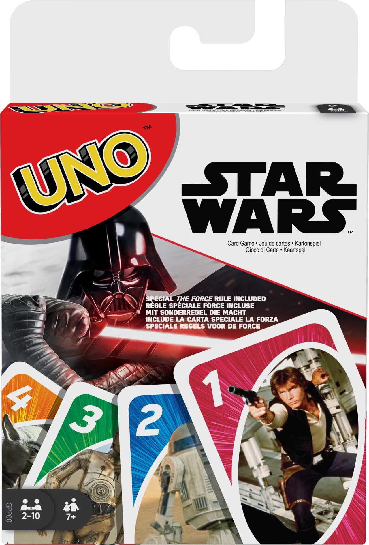 Uno Star Wars Matching Card Game For 2 10 Players Ages 7 And Up Walmart Com