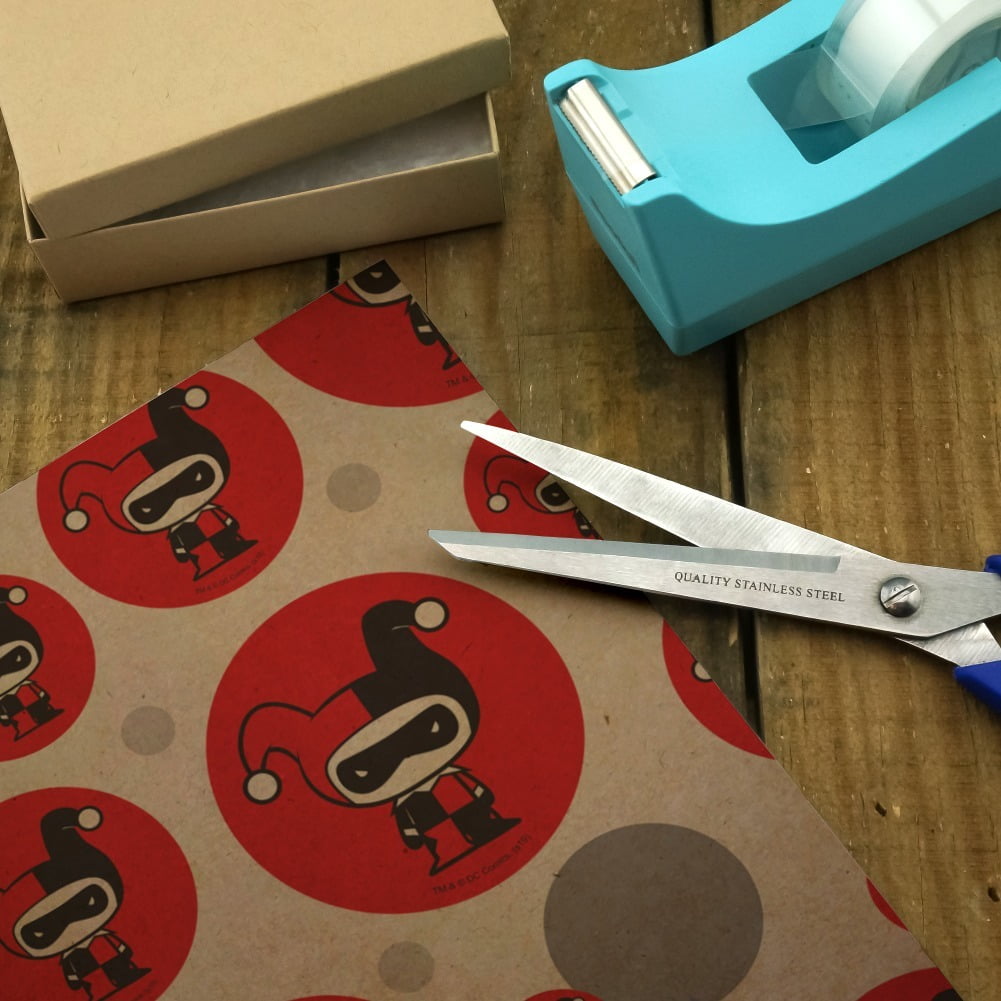 Harley Quinn Cute Chibi Character Premium Kraft Gift Wrap Wrapping Paper Roll