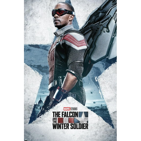 Marvel Falcon and Winter Soldier - Falcon One Sheet Wall Poster, 22.375" x 34"