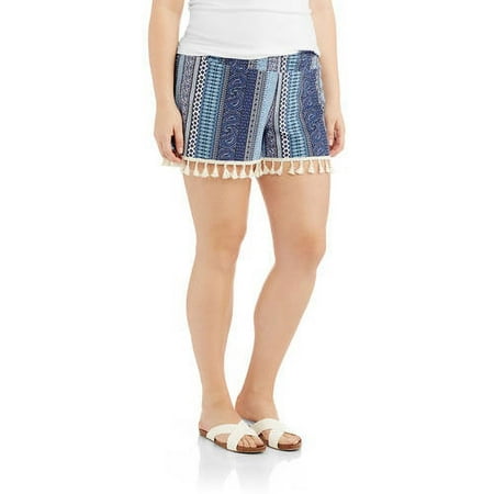 Junior Plus Smock Waist Short