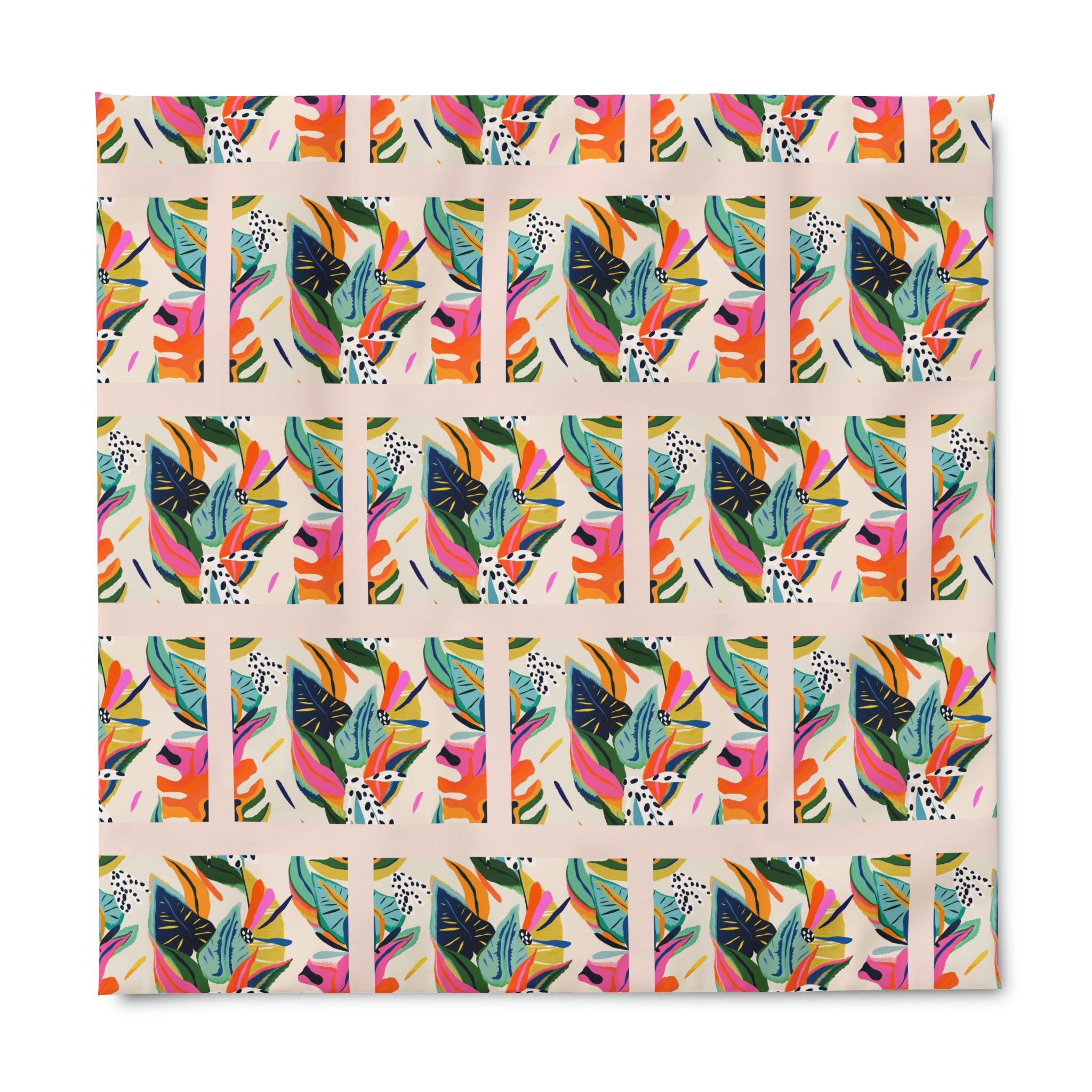 TSmartArt @ Walmart. Jungle. Microfiber Duvet Cover - Full/Queen 88" x 88"
