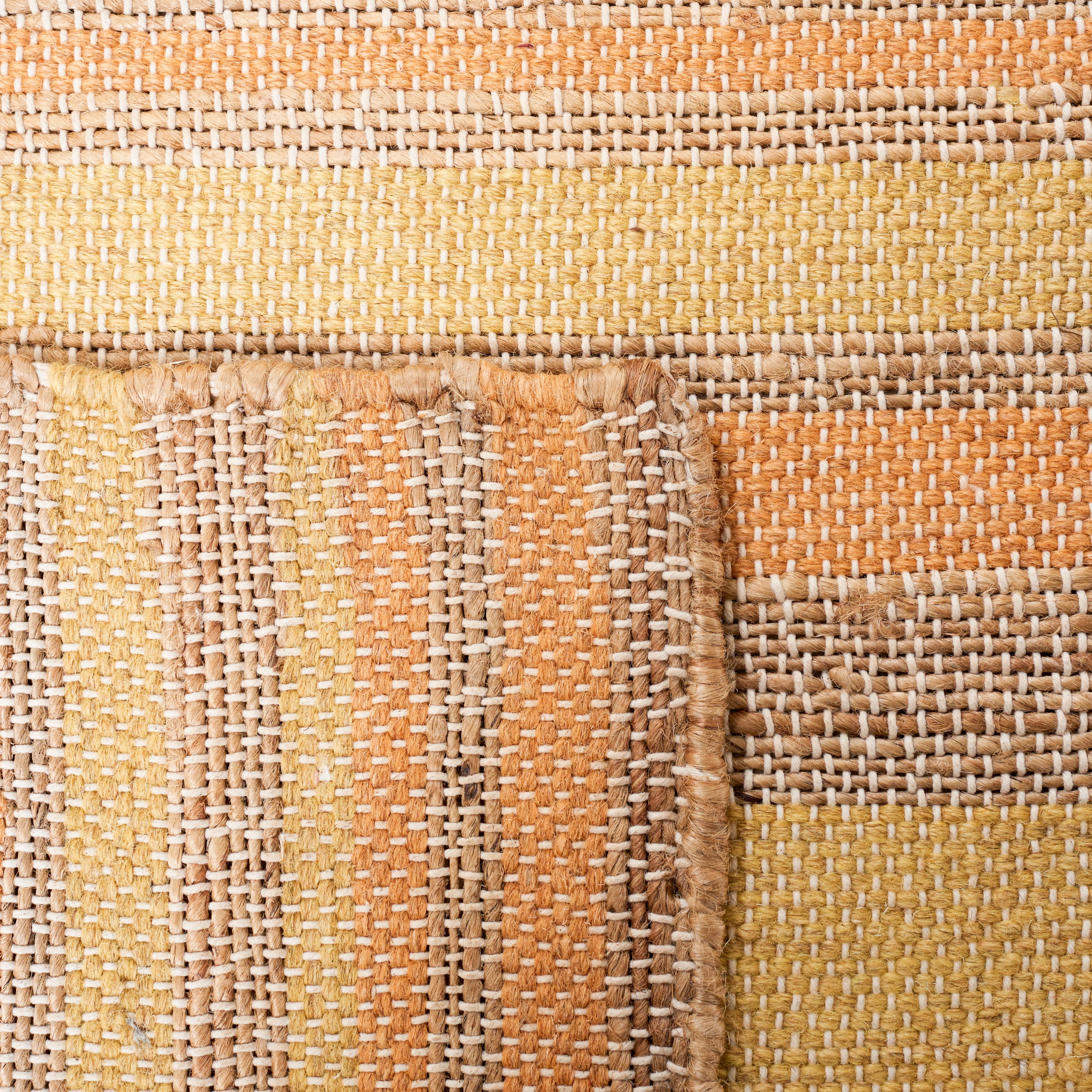 SAFAVIEH Kilim Adella Striped Area Rug, Natural/Gold, 8' x 10'