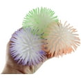 thumbnail image 3 of SET OF 3 RANDOM COLOR Glow in the Dark 4" Puffer Ball - Indoor Soft Hairy Air-Filled Sensory Ball- Sensory Fidget and Stress Balls - OT Autism, 3 of 9