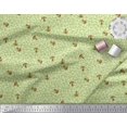 thumbnail image 2 of Soimoi Modal Satin Fabric Anchor Hook Nautical Print Fabric by The Yard 42 Inch Wide, 2 of 3