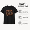 thumbnail image 6 of Made in the 70s Original Parts Women's Graphic T-Shirt, Funny Birthday Tee, 6 of 9