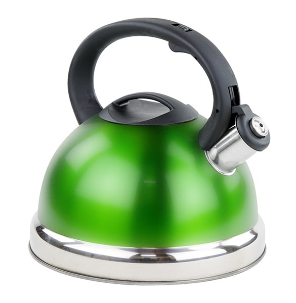 Stainless Steel Tea Kettle (2.8 L, Green)