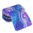 thumbnail image 4 of Disketp Swirl Blue And Purple Estuche de Lápices de Doble Capa con Tapa Abatible y Cremallera, Organizador Escolar para Adolescentes y Adultos, 4 of 7