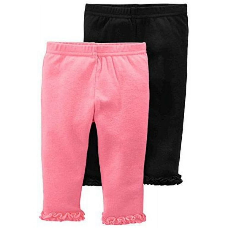  Carter's baby girls 3-pack Leggings Pants, Black/Floral/Pink, 3  Months US : Clothing, Shoes & Jewelry