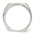 thumbnail image 2 of Sterling Silver Engravable Men's 18x14mm Signet Ring, 2 of 3