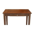 thumbnail image 3 of International Concepts 1 Drawer Writing Desk in Espresso, 3 of 9