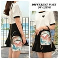 thumbnail image 6 of FORMRS Crossbody Bag for Women Quilted Travel Shoulder Cell Phone Purse with Chain Strap Handbag, Watercolor Butterflies, 6 of 7