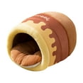 thumbnail image 3 of Cama para gatos Strade Fareast Limited nido acogedor para perros caseta de interior que se calienta sola M marrón, 3 of 8