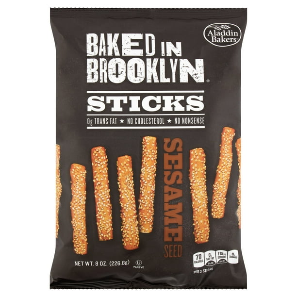 Baked in Brooklyn Sesame Seed Sticks, 8 oz, 12 pack