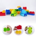 thumbnail image 3 of UNiPLAY Truck and Trailer Set, Building Block Truck for Cognitive Development, Motor Skills, Sensory Learning, Educational Toy for 3 Years Old and Up (28-Piece Set), 3 of 5
