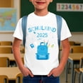 thumbnail image 2 of WMQPNNS Boys Summer Tops Fashion Short Sleeve Tops Kids Summer Tops Size 7 Crew Neck Cotton Tee Shirt Printed Basic Tops Shirts Cartton Printed Tops(Size 3-4 Years, White-A), 2 of 4