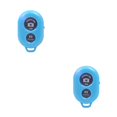 thumbnail image 4 of Sidaley cámara control remoto inalámbrico acampar al aire libre portátil compatible con bluetooth 4.0 controlador de obturador accesorios azul Azul 2piezas, 4 of 5
