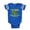 Royal Blue, variant on CafePress - Spinach - Cute Infant Baby Football Bodysuit