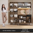 thumbnail image 5 of Cocina Integral Completa Modular Madesa Emilly 169cm MN 13, 5 of 5