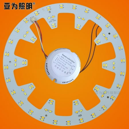 

Ceiling Lamp 10.82 inch 24W 96 LED 5730 SMD Three Light Colors(Warm White White Soft White) LED Ceiling Light Aluminum PCB Board