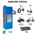 thumbnail image 3 of 48V 10Ah Ebike Battery Pack Electric Scooter Bike Lithium Battery 1000W for Adult Electric Bicycle Motor without 2a Charger, 3 of 6