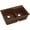 Brown, variant on Elkay Quartz Classic 33" x 22" x 10", Offset 60/40 Double Bowl Drop-in Sink with Aqua Divide, White