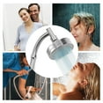 thumbnail image 2 of WiseWater Handheld Shower Head with Long Hose, High Pressure Shower Head with Hard Water Shower Filters, for Dry Skin & Hair, Brushed, Adjustable, 2 of 8