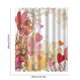 thumbnail image 3 of Cortina de ducha impermeable con diseño estereoscópico de hojas y flores de selva tropical, con ganchos, para baño y ducha., 3 of 6