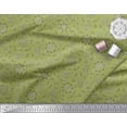 thumbnail image 2 of Soimoi Moss Georgette Fabric Flower Artistic Decor Fabric Printed Yard 42 Inch Wide, 2 of 3