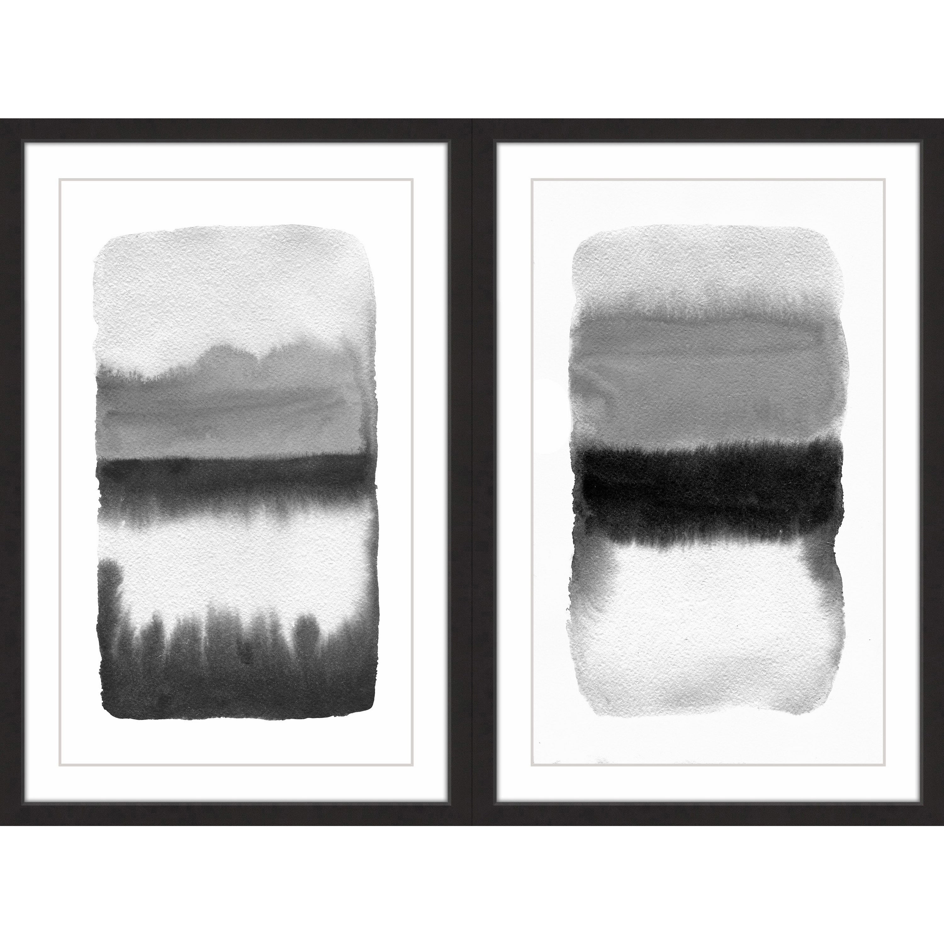 Marmont Hill Grey Transitions Diptych, 36" x 48"