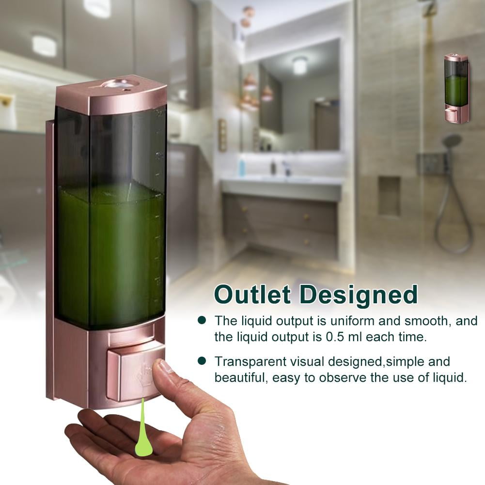 YLSHRF WallMount Soap Dispenser,WallMounted Soap Dispenser Box Golden