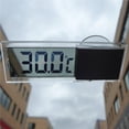 thumbnail image 4 of sweethay Termómetros digitales LCD Celsius Reloj Medidor de temperatura Interior Exterior Ahorro de energía Número inteligente Instrumentos Automoción decorativa y accesorios, 4 of 6